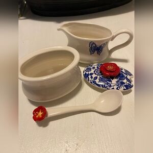 Grasslands Road Blue and White Polka Dot Gift Box